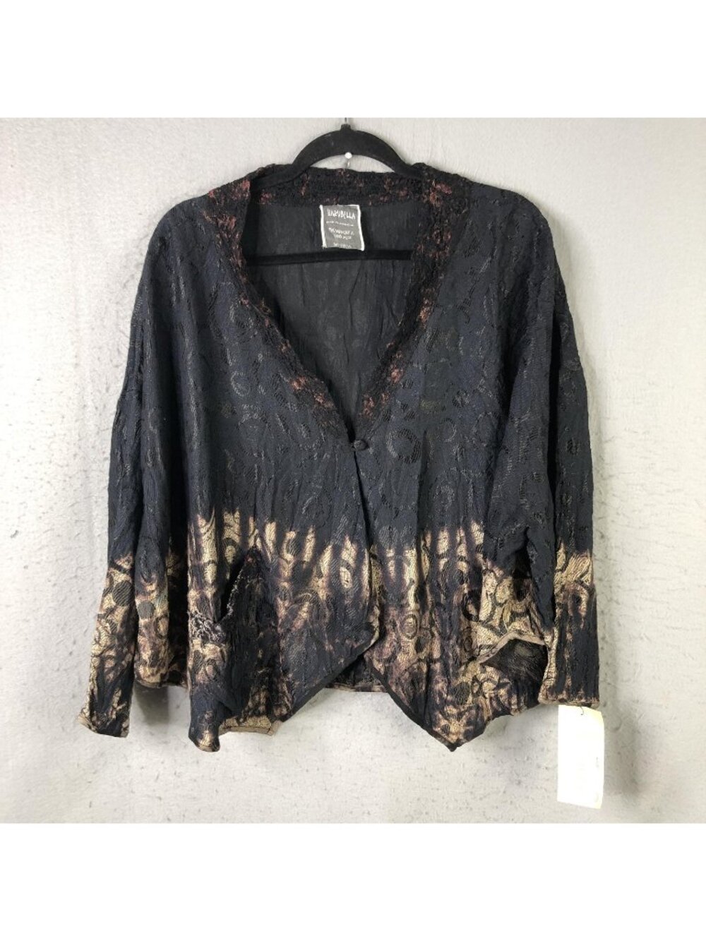 Harubella Jacket Womens Fairy Grunge Artsy Boho Goblincore Abstract NEW